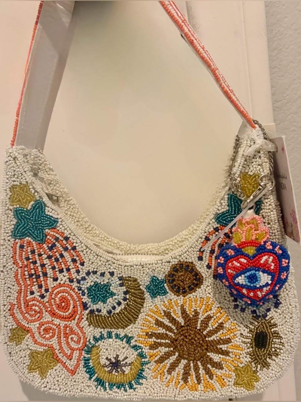Beaded Shoulder Bag NWT